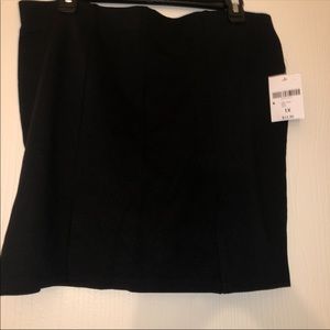Mini skirt with slits
